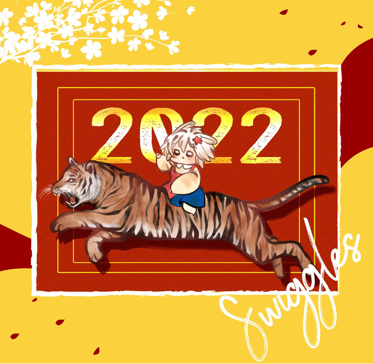 Một trong những tác phẩm chào mừng năm mới 2022 của Swiggles 