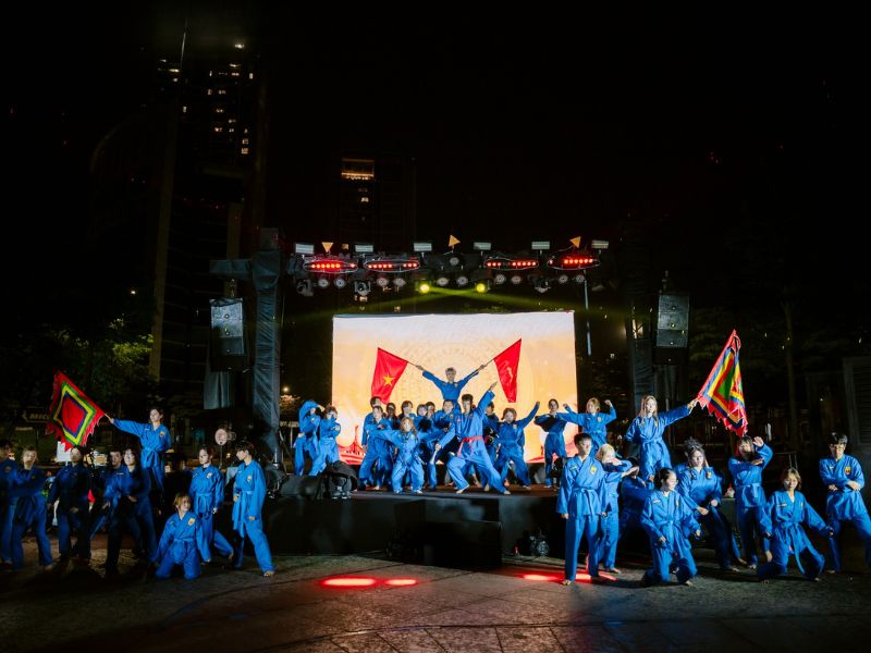 Màn võ thuật của CLB Vovinam 