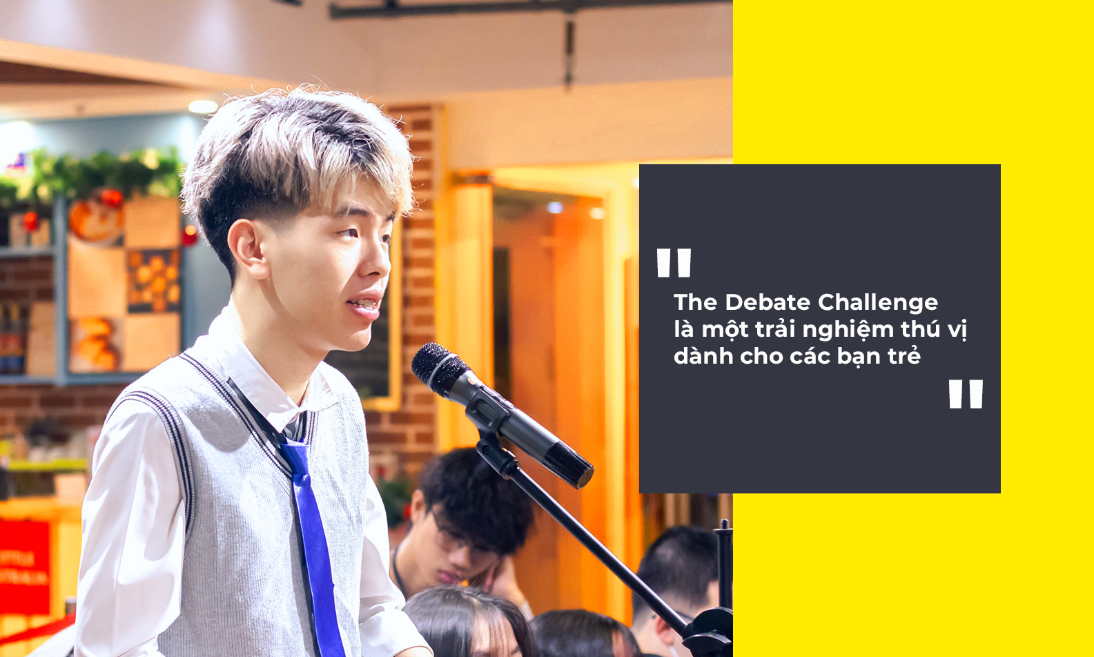 Chủ tịch CLB Tranh biện Swinbunre “The Debate Challenge sẽ là một trải