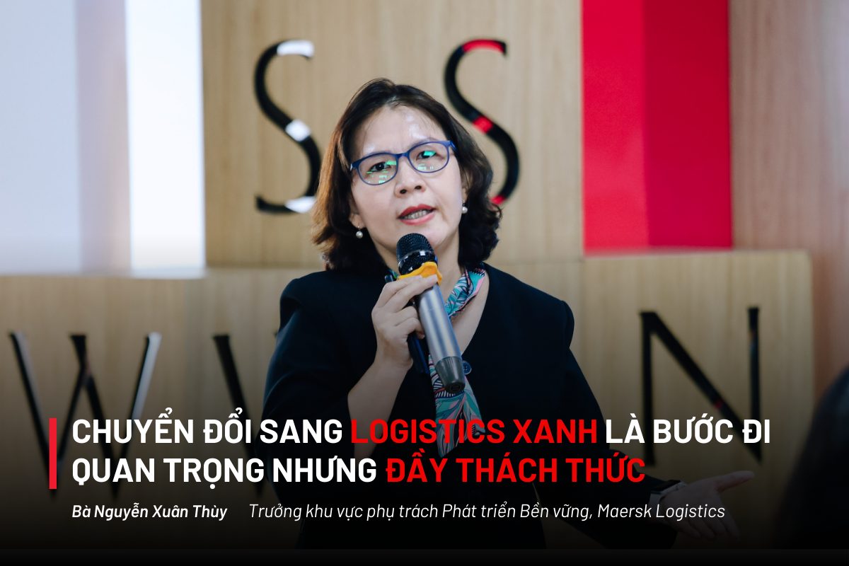 Bà Nguyễn Xuân Thùy cùng bài chia sẻ tại hội thảo