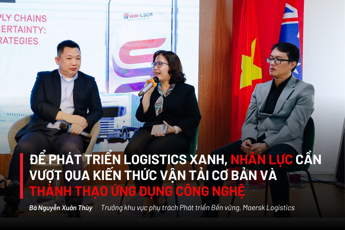 Ứng dụng công nghệ là điều không thể thiếu khi đào tạo nhân lực cho logistics xanh