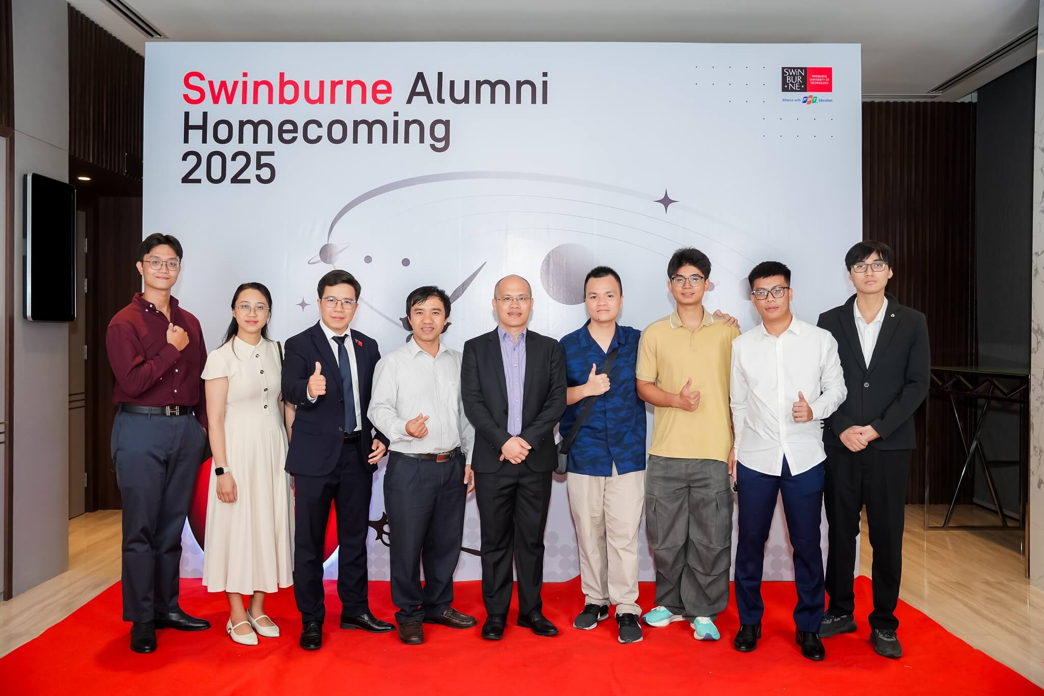 Sự kiện có sự tham gia của đông đảo cựu sinh viên Swinburne Vietnam, đội ngũ giảng viên nhà trường và các vị khách quý