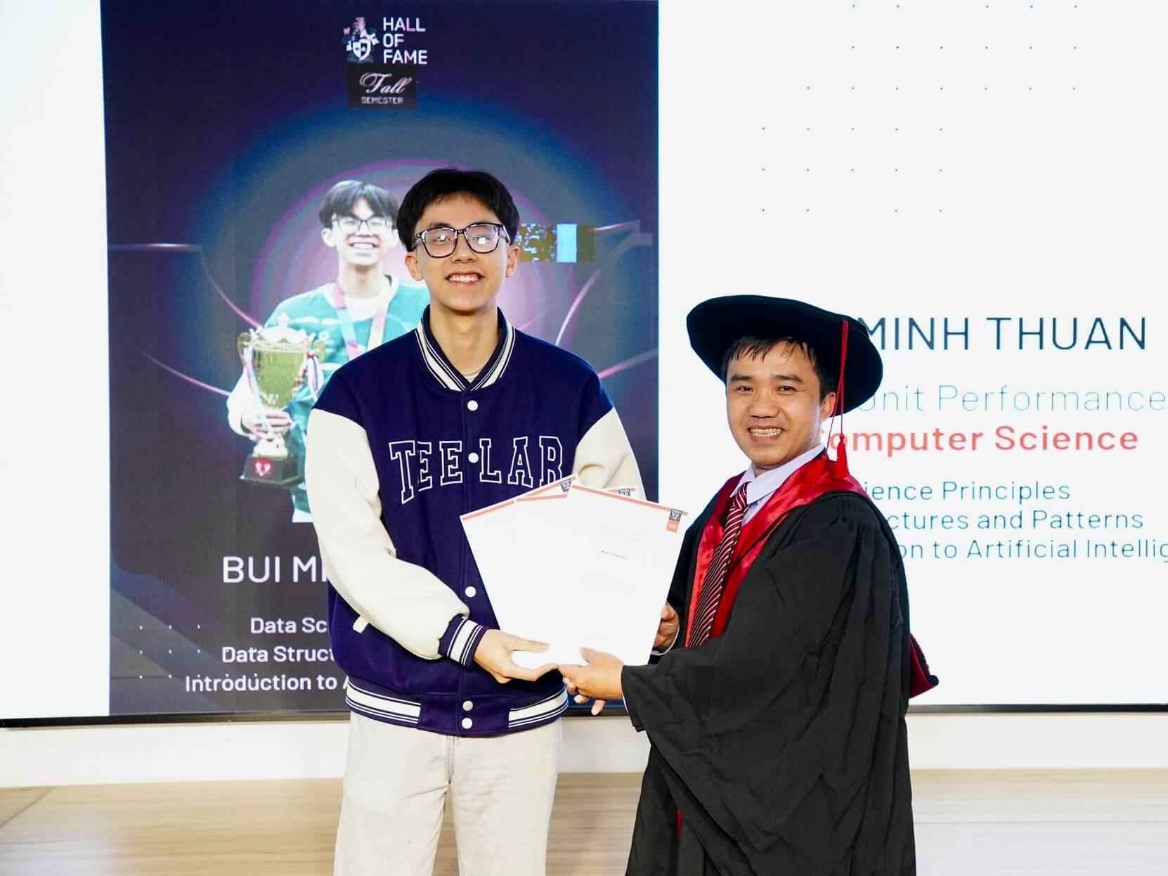 Bùi Minh Thuận liên tiếp sở hữu danh hiệu Best Performance hàng kỳ và duy trì GPA tuyệt đối 4.0