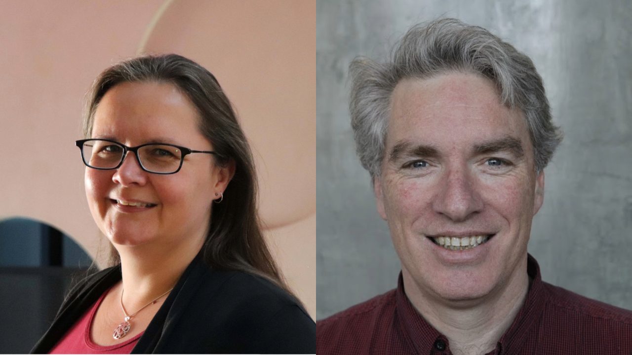 Dr Michelle Dunn and Professor Geoffrey Brooks