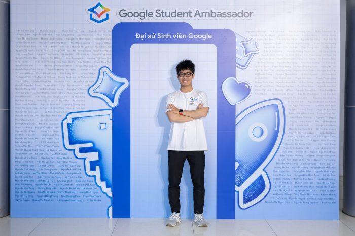 Đại sứ sinh viên Google Huỳnh Minh Tâm - sinh viên K6 chuyên ngành Marketing tại Swinburne Vietnam - cơ sở Đà Nẵng