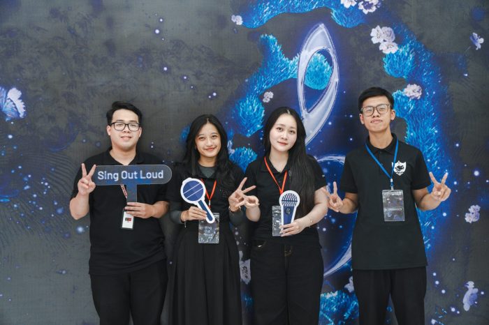 Ngọc Lưu với vai trò Phó ban Truyền thông cuộc thi Sing Out Loud 2026 được tổ chức bởi Swinburne Vietnam 