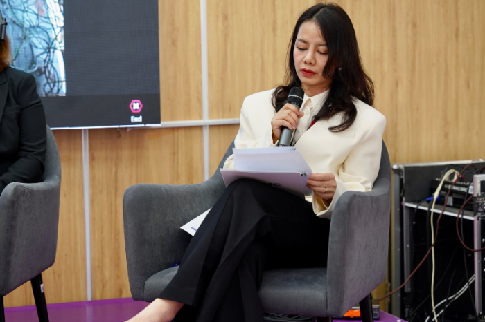 TS. Ngô Bích Ngọc chia sẻ trong Hội thảo Truyền thông đa phương tiện ICMC 2025 