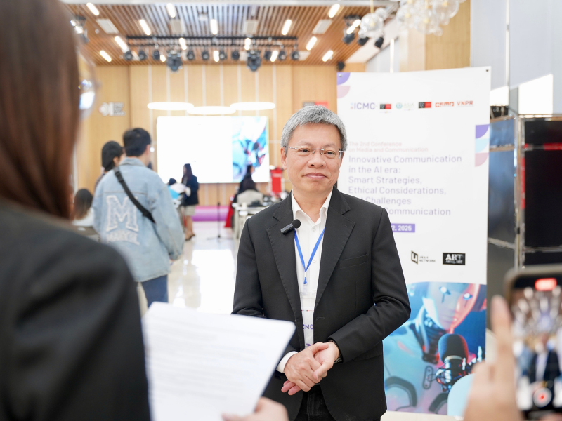 Ông Lê Quốc Vinh – Chủ tịch HĐQT LeBros tại Hội thảo Truyền thông đa phương tiện (ICMC 2025)