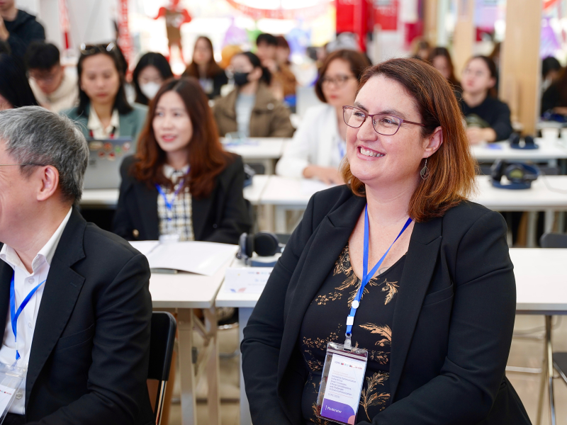 TS. Kelly Galvin tại Hội thảo Truyền thông đa phương tiện (ICMC 2025)