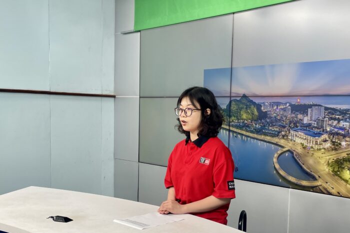 Trải nghiệm làm báo hình tại Đài Phát thanh & Truyền hình Quảng Ninh